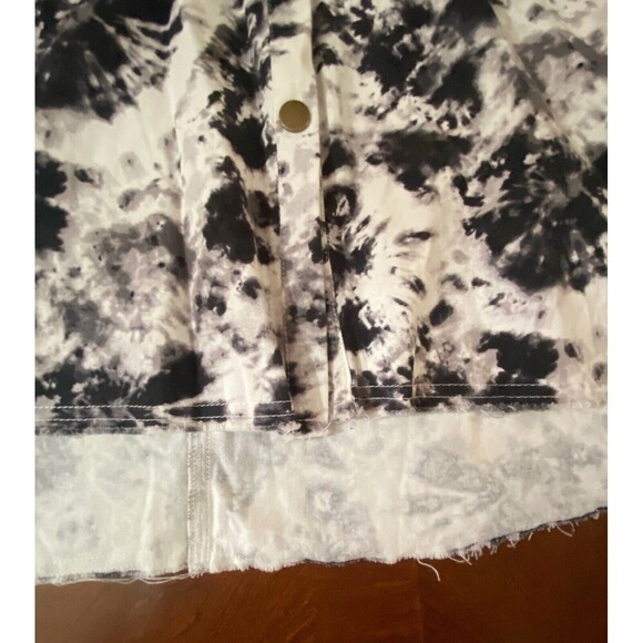 Mudpie Sterling Shacket Black‎ Tie Dye Jacket Shacket NWOT Size M - Picture 6 of 12